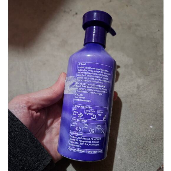 EVA NYC Tone It Down Blonde Conditioner ~ Tones Brightens Softens 260ml / 8.8oz. - Picture 3 of 6